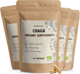 Cupplement Chaga Kapseln Bio Vegan ohne Zusatzstoffe 500 mg Multipack – Bild 1 von 1