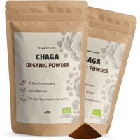 Produktbild von Cupplement Chaga Pulver Bio Kombipack ohne Zusatzstoffe