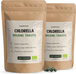 Cupplement Chlorella Tabletten Bio ohne Zusatzstoffe 500 mg 60 Stück – Bild 1 von 1