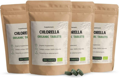 Cupplement Chlorella Tabletten Bio ohne Zusatzstoffe 500 mg Multipack – Bild 1 von 1