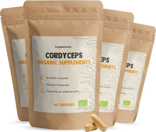 Cupplement Cordyceps Kapseln Bio ohne Zusatzstoffe 500 mg 240 Stück – Bild 1 von 1