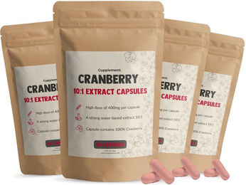 Cupplement Cranberry Extrakt Kapseln ohne Zusatzstoffe Multipack – Bild 1 von 1