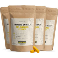 Produktbild von Cupplement Curcumin 95% Extrakt Kapseln 500 mg vegan und vegetarisch 240 Stück