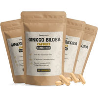 Produktbild von Cupplement Ginkgo Biloba Kapseln 100 mg vegan und vegetarisch ohne Zusatzstoffe 240 Stück