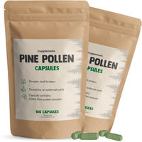 Produktbild von Cupplement Kiefernpollen Kapseln 500 mg vegan und vegetarisch Kombipack