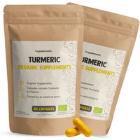 Produktbild von Cupplement Kurkuma Extrakt Bio Kapseln 600 mg Vegan und Vegetarisch