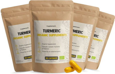 Cupplement Kurkuma Extrakt Bio Kapseln 600 mg Vegan Vegetarisch – Bild 1 von 1