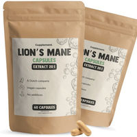 Produktbild von Cupplement Lion's Mane Löwenmähne Extrakt Kapseln vegan ohne Zusatzstoffe 120 Stück