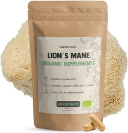 Cupplement Lion's Mane Löwenmähne Kapseln 500 mg vegan ohne Zusatzstoffe 60 Stück – Bild 1 von 1