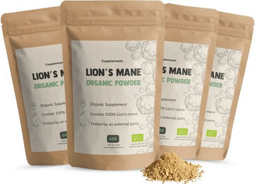 Cupplement Lions Mane Pulver Hericium Erinaceus Bio Vegan ohne Zusatzstoffe – Bild 1 von 1