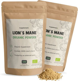 Cupplement Lions Mane Pulver Hericium Erinaceus Bio Vegan ohne Zusatzstoffe – Bild 1 von 1