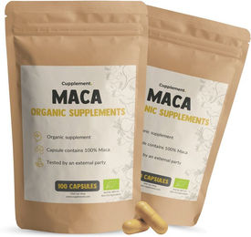Cupplement Maca Kapseln Bio Vegan Vegetarisch 500 mg 200 Stück – Bild 1 von 1