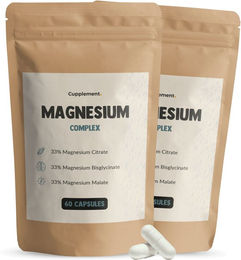 Cupplement Magnesium Komplex Kapseln Kombipack für Sportler vegan und ohne Zusatzstoffe 180 Kapseln – Bild 1 von 1