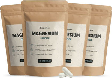 Cupplement Magnesium Komplex Kapseln Multipack vegan ohne Zusatzstoffe für Sportler – Bild 1 von 1