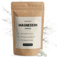 Produktbild von Cupplement Magnesium Komplex Kapseln vegan und vegetarisch ohne Zusatzstoffe