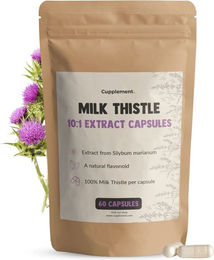 Cupplement Mariendistel Extrakt 500 mg Kapseln vegan und vegetarisch – Bild 1 von 1