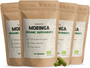 Cupplement Moringa Kapseln Bio 500 mg Vegan Multipack 240 Kapseln – Bild 1 von 1