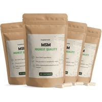Produktbild von Cupplement MSM Kapseln 500 mg vegan vegetarisch ohne Zusatzstoffe Multipack
