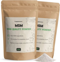 Cupplement MSM Pulver Kombipack vegan ohne Zusatzstoffe – Bild 1 von 1