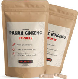 Cupplement Panax Ginseng Extrakt Kapseln 500 mg Vegan 120 Stück Kombipack – Bild 1 von 1