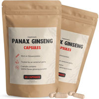 Produktbild von Cupplement Panax Ginseng Extrakt Kapseln 500 mg Vegan 120 Stück Kombipack
