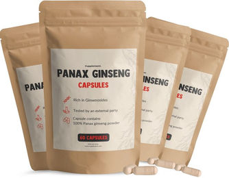 Cupplement Panax Ginseng Extrakt Kapseln 500 mg vegan und vegetarisch – Bild 1 von 1