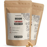 Produktbild von Cupplement Reishi Extrakt 400 mg Kapseln 120 Stück vegan und ohne Zusatzstoffe
