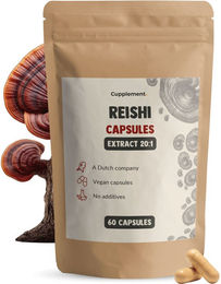 Cupplement Reishi Extrakt 400 mg Kapseln vegan vegetarisch ohne Zusatzstoffe – Bild 1 von 1