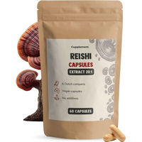 Produktbild von Cupplement Reishi Extrakt 400 mg Kapseln vegan vegetarisch ohne Zusatzstoffe