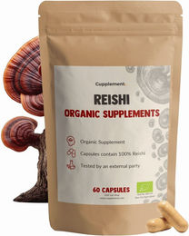 Cupplement Reishi Kapseln Bio Vegan Vegetarisch 500 mg 60 Stück – Bild 1 von 1