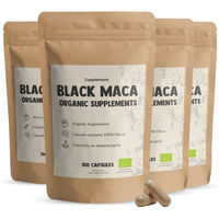 Produktbild von Cupplement Schwarze Maca Kapseln Bio Vegan Vegetarisch 400 mg