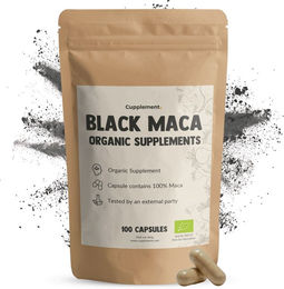 Cupplement Schwarze Maca Kapseln Bio Vegan Vegetarisch – Bild 1 von 1