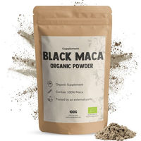 Produktbild von Cupplement Schwarzes Maca Pulver Bio Vegan