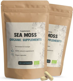 Cupplement Sea Moss Kapseln Bio 500 mg 120 Stück vegan und vegetarisch – Bild 1 von 1
