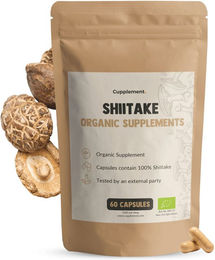Cupplement Shiitake Kapseln Bio 500 mg Vegan und ohne Zusatzstoffe – Bild 1 von 1