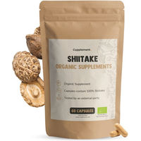 Produktbild von Cupplement Shiitake Kapseln Bio 500 mg Vegan und ohne Zusatzstoffe