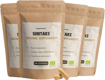 Cupplement Shiitake Kapseln Bio Vegan ohne Zusatzstoffe Multipack – Bild 1 von 1