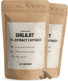 Cupplement Shilajit Extrakt Kapseln 500 mg vegan und vegetarisch – Bild 1 von 1