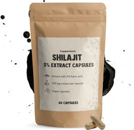 Cupplement Shilajit Extrakt Kapseln 500 mg vegan und vegetarisch 60 Stück – Bild 1 von 1