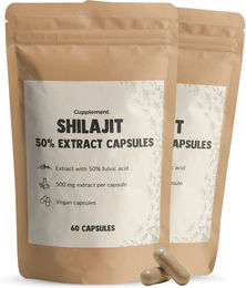 Cupplement Shilajit Extrakt Kapseln mit 50% Fulvinsäure vegan und vegetarisch ohne Zusatzstoffe – Bild 1 von 1