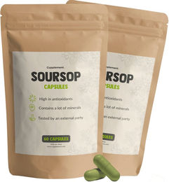 Cupplement Soursop Guanabana Extrakt 500 mg Kapseln Vegan 120 Stück – Bild 1 von 1
