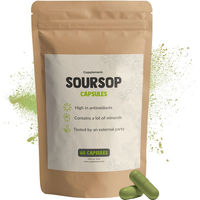 Produktbild von Cupplement Soursop Guanabana Extrakt 500 mg Kapseln vegan glutenfrei 60 Stück