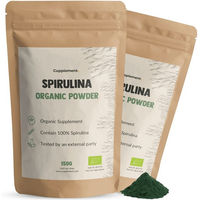 Produktbild von Cupplement Spirulina Pulver Bio Vegan ohne Zusatzstoffe 3x 1000 g