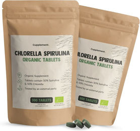 Cupplement Spirulina Tabletten Bio 500 mg Vegan ohne Zusatzstoffe 30 Stück – Bild 1 von 1