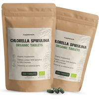Produktbild von Cupplement Spirulina Tabletten Bio 500 mg Vegan ohne Zusatzstoffe 30 Stück