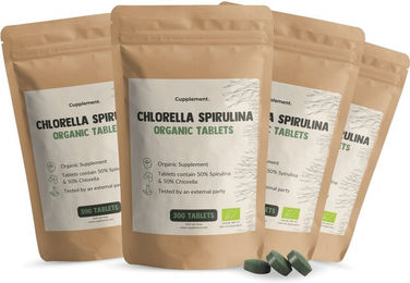 Cupplement Spirulina Tabletten Bio 500 mg Vegan und ohne Zusatzstoffe 1200 Stück – Bild 1 von 1