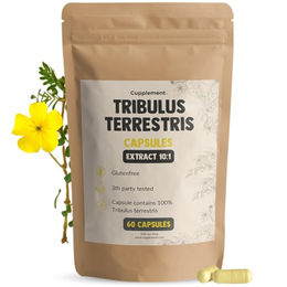 Cupplement Tribulus Terrestris Extrakt Kapseln 500 mg 60 Kapseln vegan ohne Zusatzstoffe – Bild 1 von 6