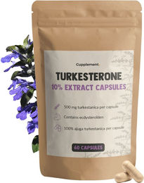 Cupplement Turkesterone Extrakt Kapseln 500 mg vegan ohne Zusatzstoffe 60 Stück – Bild 1 von 1