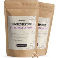 Produktbild von Cupplement Turkesterone Extrakt Kapseln 500 mg vegan ohne Zusatzstoffe