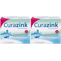 Produktbild von Curazink Hartkapseln mit 15 mg Zink-Histidin-Komplex glutenfrei und laktosefrei für Kinder und Erwachsene 200 Kapseln